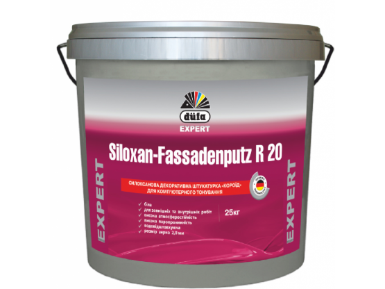 Штукатурка Dufa (DE) Siloxan-Fassadenputz R15/20 "коро]д"