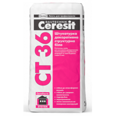 Штукатурка декоративна структурна біла Ceresit СТ 36 25кг