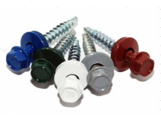 Саморіз покрівельний по металу 4.8х19 мм (RAL)