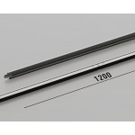 Профіль поперечний КЗС T-15 (RAL 9005), 1.2 м