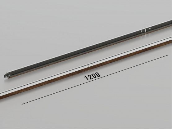Профіль поперечний КЗС T-15 (Темне дерево), 1.2 м