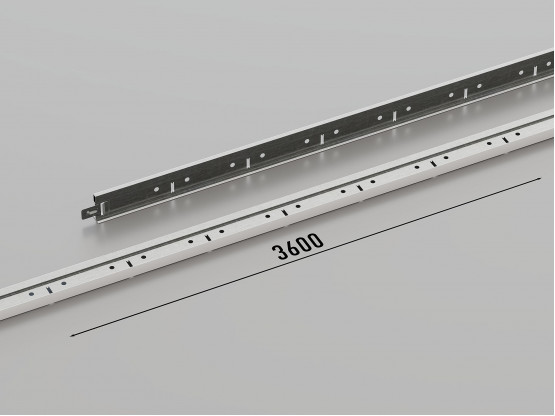 Профіль несучий КЗС T-15 (RAL 9003), 3.6 м