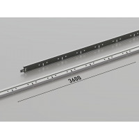 Профіль несучий КЗС T-15 (RAL 9006), 3.6 м