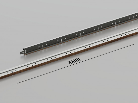 Профіль несучий КЗС T-15 (Темне дерево), 3.6 м