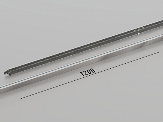 Профіль поперечний КЗС T-24 (Хром), 1.2 м