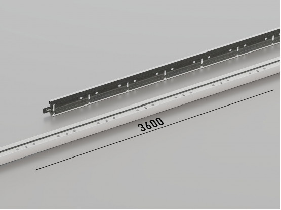 Профіль несучий КЗС T-24 (RAL 9003), 3.6 м