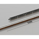 Профіль несучий КЗС T-24 (Темне дерево), 3.6 м