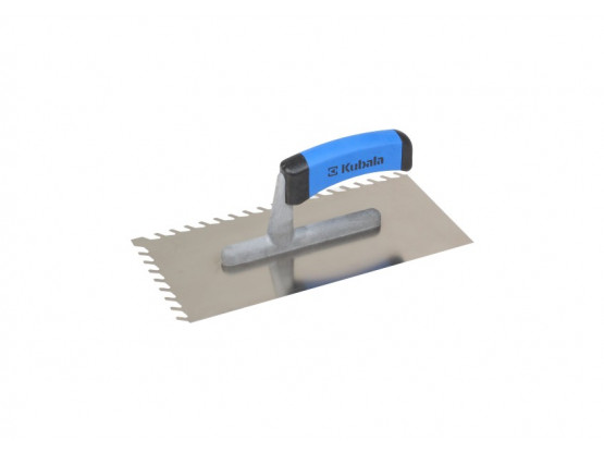 Терка нержавіюча зубчаста 8 мм, 130х270 мм, ручка G-1 Kubala