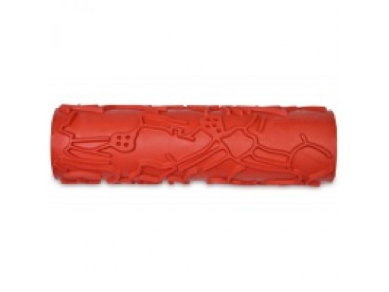 Валик структурний гумовий під ручку d 6 мм 51/180 мм