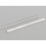 Пристінний кутник КЗС W-подібний (Хром), 3 м