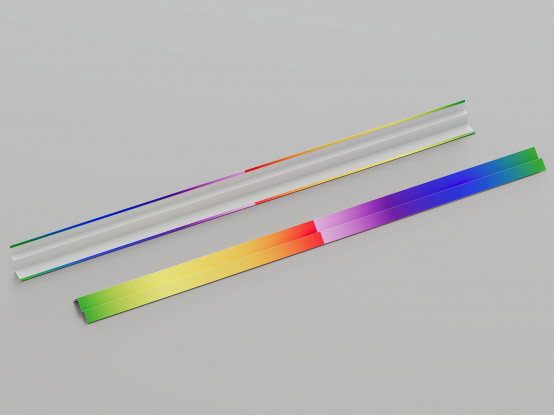 Пристінний кутник КЗС W-подібний (RAL на замовлення), 3 м