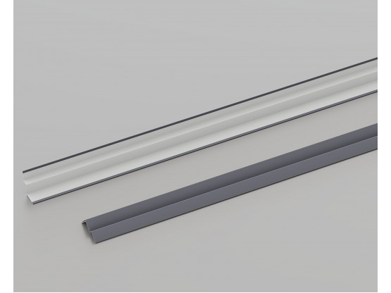 Пристінний кутник КЗС W-подібний (RAL 7024), 3 м