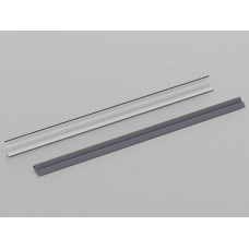 Пристінний кутник КЗС W-подібний (RAL 7024), 3 м