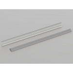 Пристінний кутник КЗС W-подібний (RAL 9006), 3 м