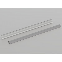 Пристінний кутник КЗС W-подібний (RAL 9006), 3 м