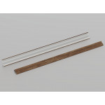 Пристінний кутник КЗС W-подібний (Темне дерево), 3 м