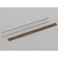 Пристінний кутник КЗС W-подібний (Темне дерево), 3 м