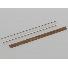 Пристінний кутник КЗС W-подібний (Темне дерево), 3 м