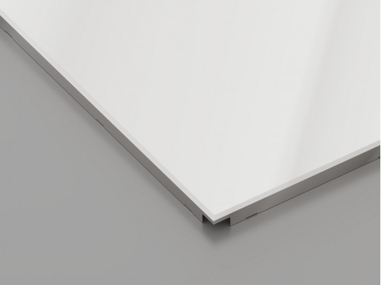 Металева касета (Хром), кромка — Board, 595x595 мм