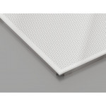 Перфорована металева касета (Хром), кромка — Board, 595x595 мм