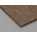 Металева касета (Темне дерево), кромка — Board, 595x595 мм