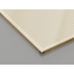 Перфорована металева касета (Золото), кромка — Board, 595x595 мм