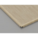 Перфорована металева касета (Світле дерево), кромка — Board, 595x595 мм