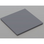 Металева касета (RAL 7024), кромка — Board, 595x595 мм