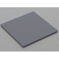 Металева касета (RAL 7024), кромка — Board, 595x595 мм