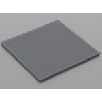 Перфорована металева касета (RAL 7024), кромка — Board, 595x595 мм