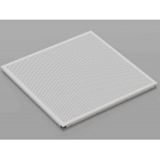 Перфорована металева касета (RAL 9003), кромка — Board, 595x595 мм