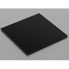 Металева касета (RAL 9005), кромка — Board, 595x595 мм