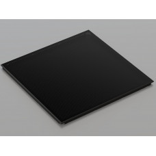 Перфорована металева касета (RAL 9005), кромка — Board, 595x595 мм