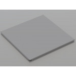 Металева касета (RAL 9006), кромка — Board, 595x595 мм