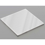 Перфорована металева касета (Хром), кромка — Clip-In, 600x600 мм