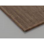 Перфорована металева касета (Темне дерево), кромка — Clip-In, 600x600 мм