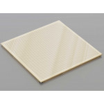 Перфорована металева касета (Золото), кромка — Clip-In, 600x600 мм