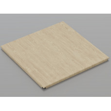 Металева касета (Світле дерево), кромка — Clip-In, 600x600 мм