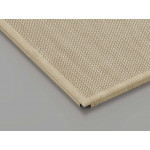 Перфорована металева касета (Світле дерево), кромка — Clip-In, 600x600 мм