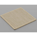 Перфорована металева касета (Світле дерево), кромка — Clip-In, 600x600 мм