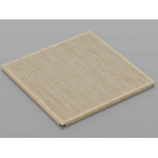 Перфорована металева касета (Світле дерево), кромка — Clip-In, 600x600 мм