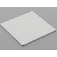 Металева касета (RAL 9003), кромка — Clip-In, 600x600 мм