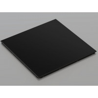 Металева касета (RAL 9005), кромка — Clip-In, 600x600 мм