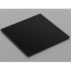 Металева касета (RAL 9005), кромка — Clip-In, 600x600 мм