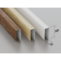 Кубічна рейка, 35х100 мм