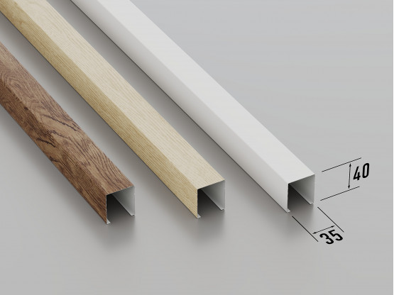 Кубічна рейка, 35х40 мм