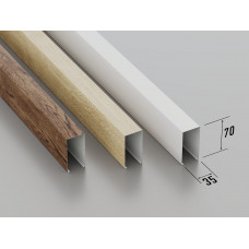 Кубічна рейка, 35х70 мм