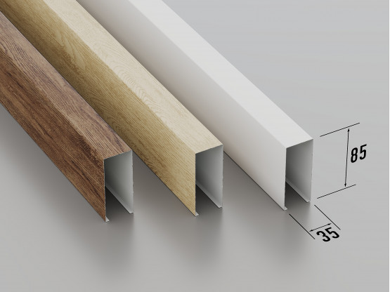 Кубічна рейка, 35х85 мм
