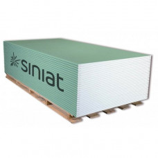 Гіпсокартон вологостійкий Plato Aquastop / Vlagastop (стіновий), 12.5x1200x3000 мм