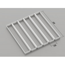 Стеля ГРИЛЬЯТО 100x600 мм жалюзі RAL 9003, білий